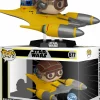 Pop! Rides & Town>Star Wars - Anakin Skywalker in Naboo Starfighter with R2-D2 Pop! Rides Vinyl Figure