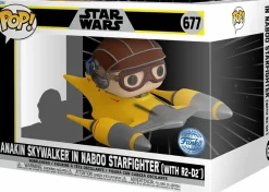 Pop! Rides & Town>Star Wars - Anakin Skywalker in Naboo Starfighter with R2-D2 Pop! Rides Vinyl Figure