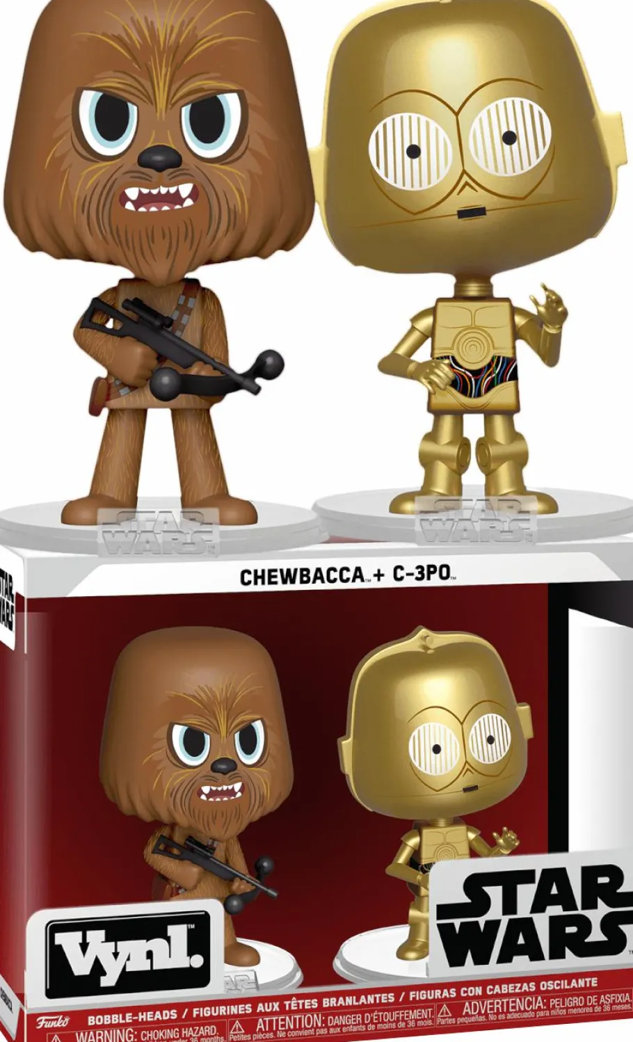 Designer Vinyl>Star Wars - Chewbacca & C-3PO Vynl. Vinyl Figure 2-Pack