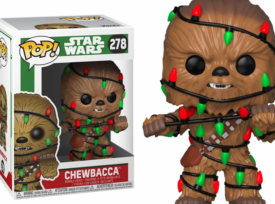 Standard Pop!>Star Wars - Chewbacca with Lights Christmas Holiday Pop! Vinyl Figure