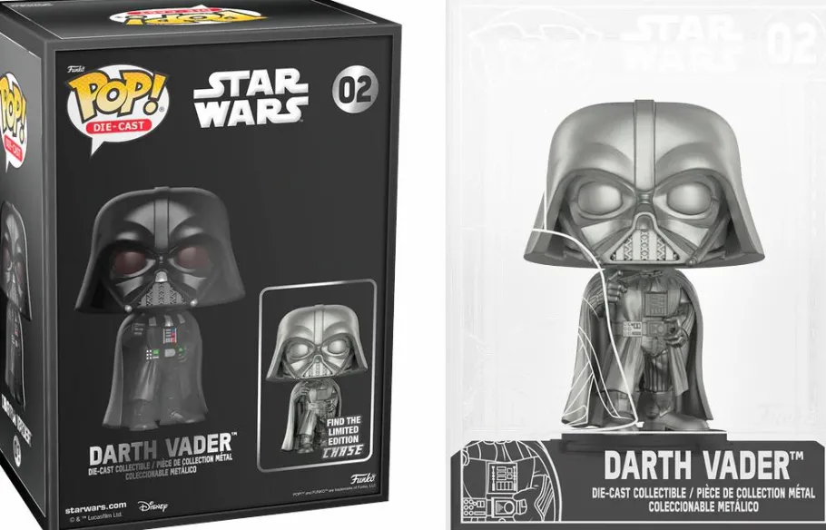 Die-Cast Figures>Star Wars - Darth Vader Diecast Metal Pop! Vinyl Figure (Funko / Popcultcha Exclusive)