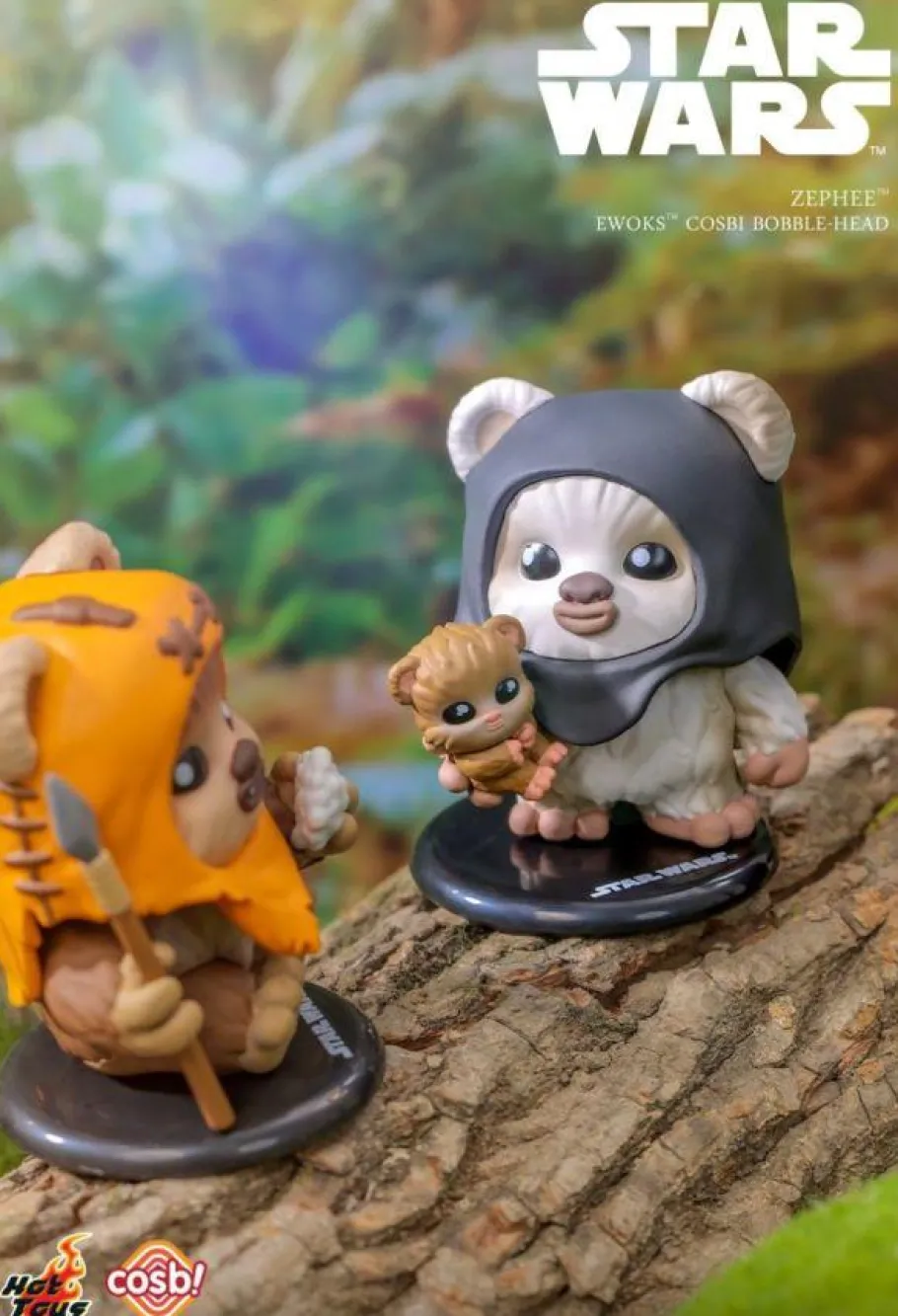 Cosbaby>Star Wars - Ewok Cosbi Bobble-Head Collection Blind Box Hot Toys Figure (Display of 8)