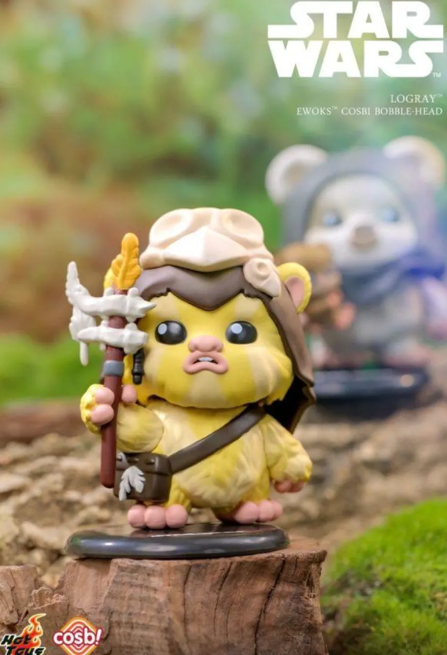 Cosbaby>Star Wars - Ewok Cosbi Bobble-Head Collection Blind Box Hot Toys Figure (Display of 8)