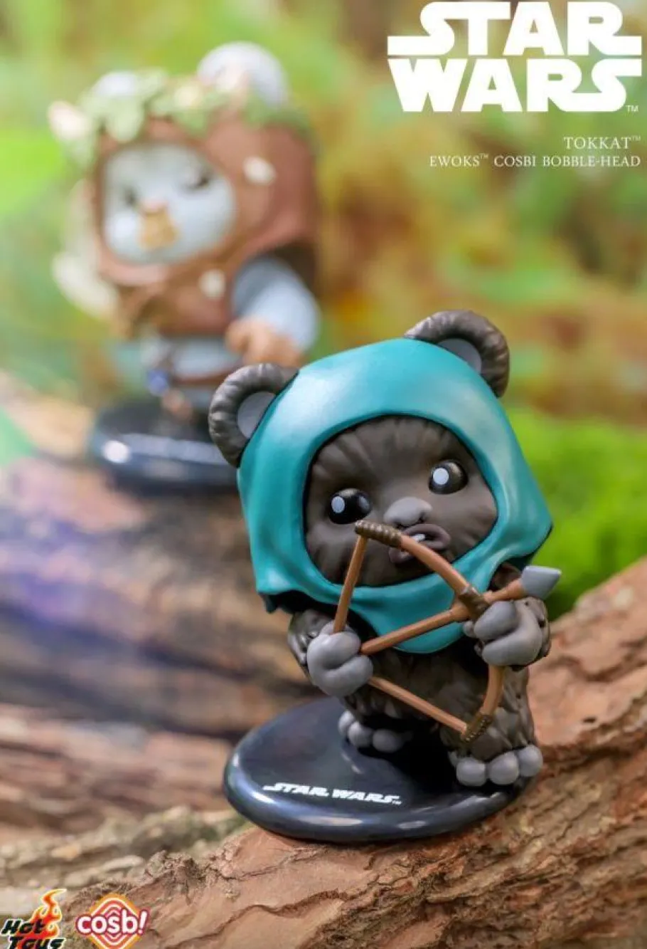 Cosbaby>Star Wars - Ewok Cosbi Bobble-Head Collection Blind Box Hot Toys Figure (Display of 8)