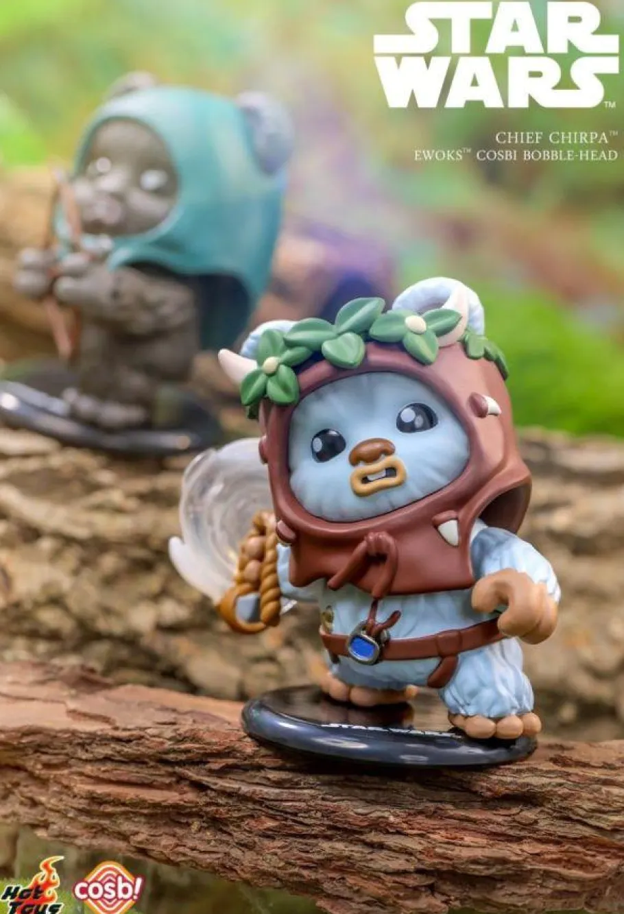 Cosbaby>Star Wars - Ewok Cosbi Bobble-Head Collection Blind Box Hot Toys Figure (Single Unit)