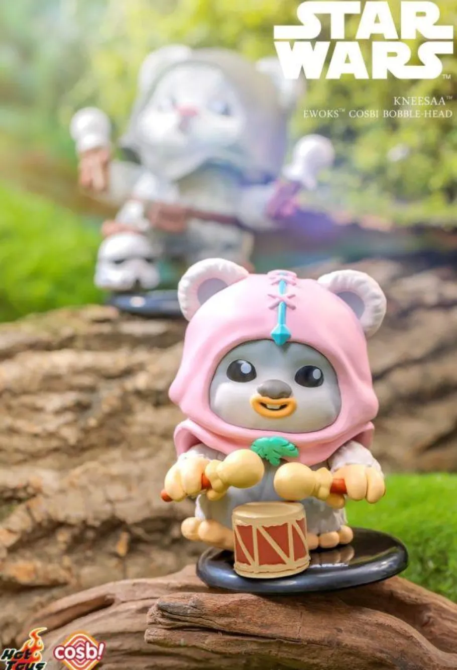 Cosbaby>Star Wars - Ewok Cosbi Bobble-Head Collection Blind Box Hot Toys Figure (Single Unit)