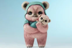Designer Vinyl>Star Wars - Ewok (Pink Variant) 7" Designer Statue by Mab Graves (Popcultcha Exclusive)