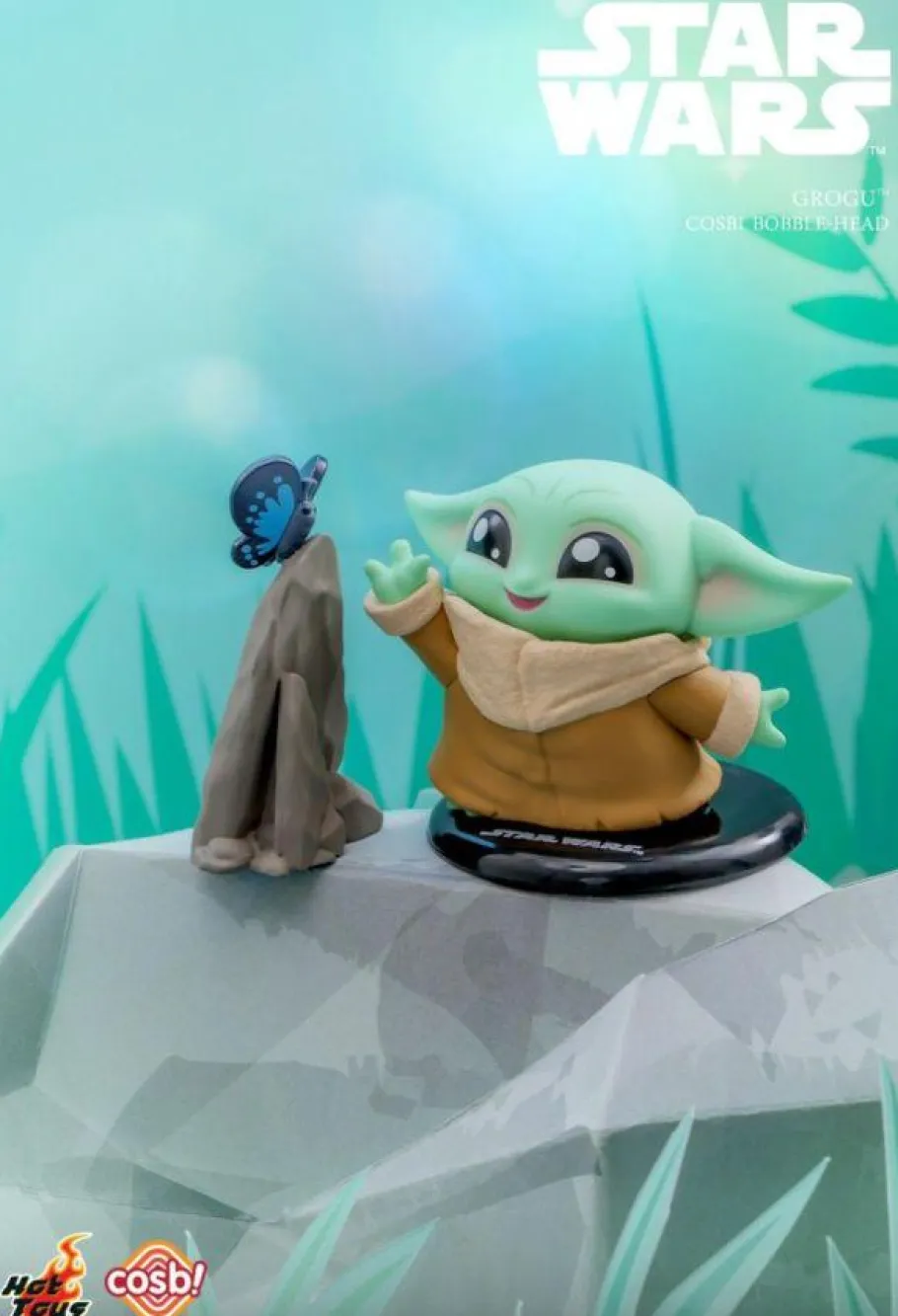 Cosbaby>Star Wars - Grogu Cosbi Bobble-Head Collection Blind Box Hot Toys Figure (Display of 8)