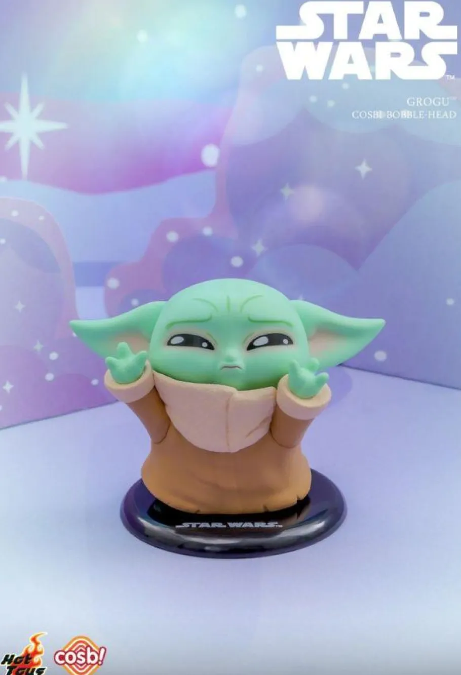 Cosbaby>Star Wars - Grogu Cosbi Bobble-Head Collection Blind Box Hot Toys Figure (Display of 8)