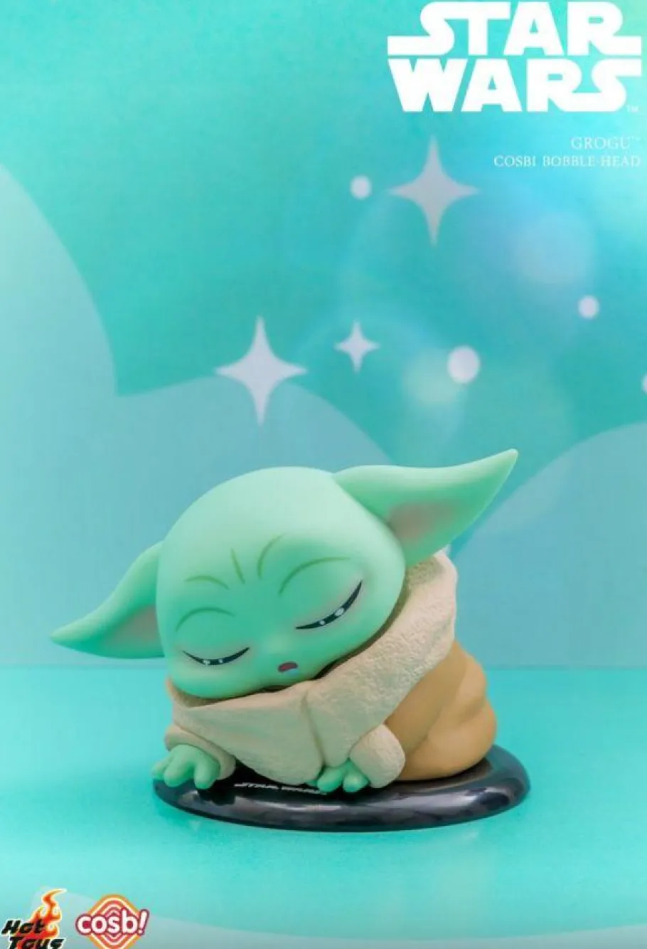 Cosbaby>Star Wars - Grogu Cosbi Bobble-Head Collection Blind Box Hot Toys Figure (Display of 8)