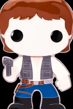 Pop! Home & Accessories>Star Wars - Han Solo 4” Pop! Enamel Pin