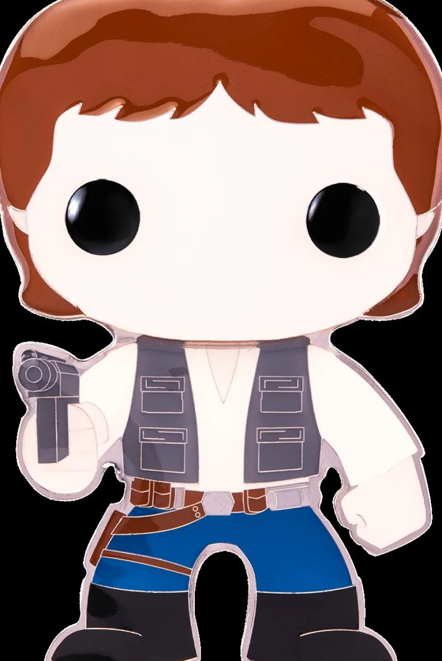 Pop! Home & Accessories>Star Wars - Han Solo 4” Pop! Enamel Pin