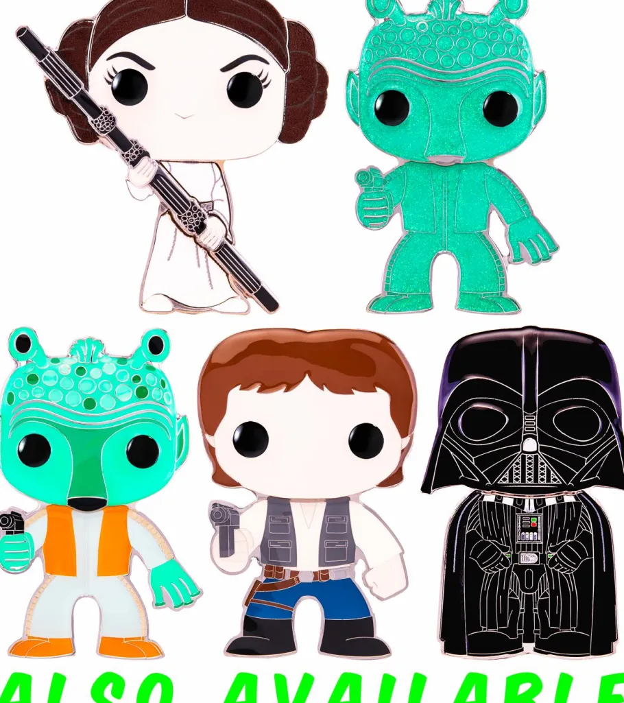 Pop! Home & Accessories>Star Wars - Han Solo 4” Pop! Enamel Pin