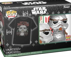 Pop! & Tee Sets>Star Wars - Holiday Stormtrooper Metallic Pop! Vinyl Figure & T-Shirt Box Set