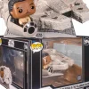 Funko Convention Exclusives>Star Wars - Lando Calrissian with Millenium Falcon Deluxe Pop! Rides Vinyl Figure (2022 Galactic Convention Exclusive)
