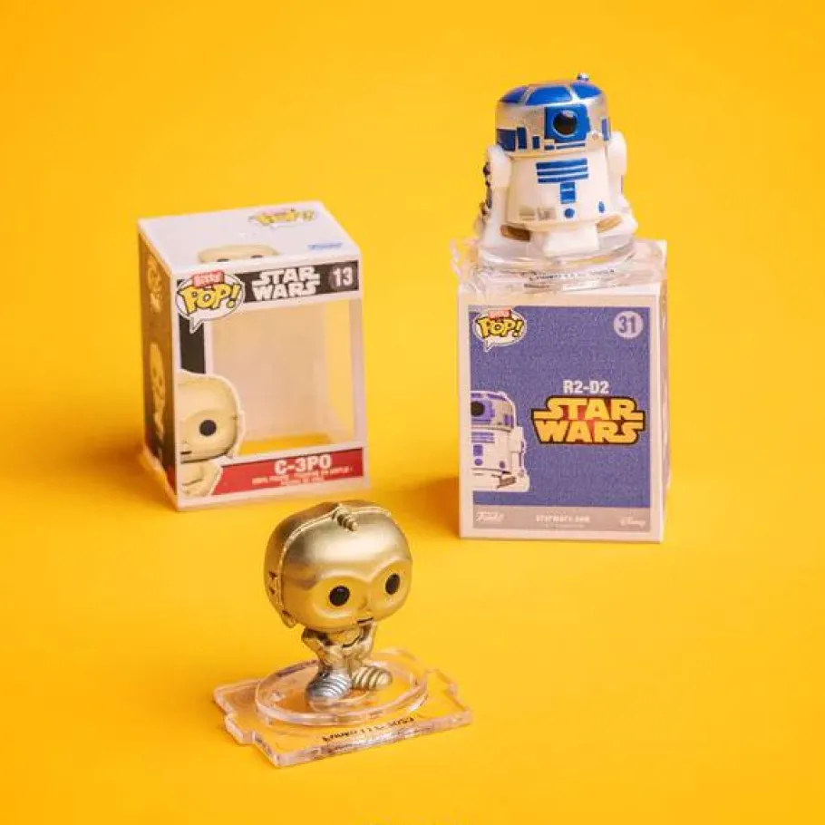Pop! Bundles>Star Wars - Princess Leia, R2-D2, C-3PO & Mystery Bitty Pop! Vinyl Figure 4-Pack