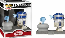 Pop! Deluxe>Star Wars - R2-D2 & Princess Leia Hologram Deluxe Pop! Vinyl Figure