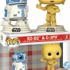 Standard Pop!>Star Wars - Retro Reimagined R2-D2 & C-3PO Disney 100th Pop! Vinyl 2-Pack