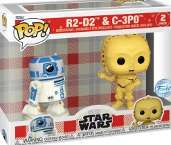 Standard Pop!>Star Wars - Retro Reimagined R2-D2 & C-3PO Disney 100th Pop! Vinyl 2-Pack