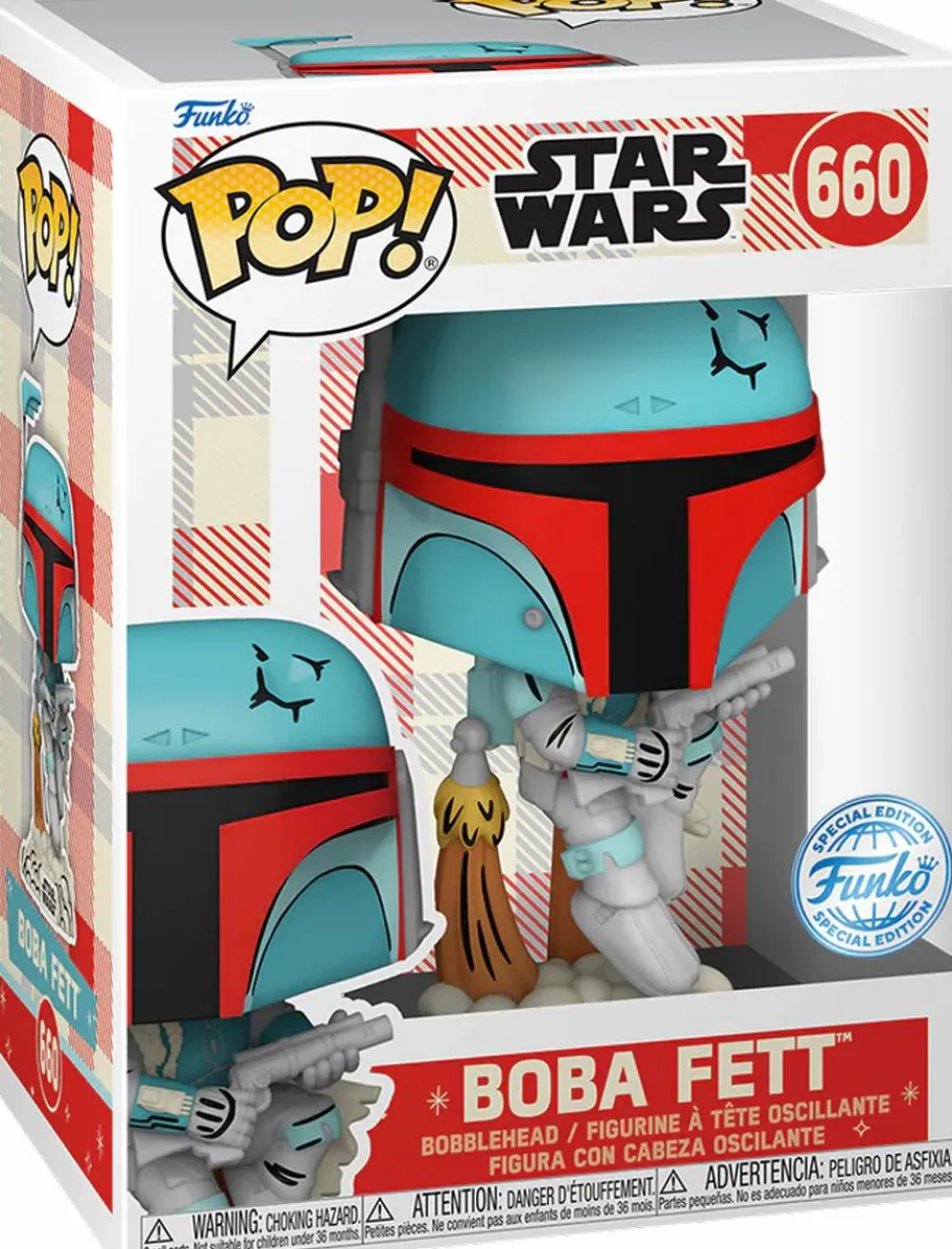 Standard Pop!>Star Wars - Retro Reimagined Boba Fett Disney 100th Pop! Vinyl Figure
