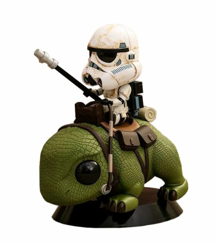 Cosbaby>Starcraft Star Wars - Sandtrooper & Dewback Cosbaby Hot Toys Bobble Head Figure 2-Pack