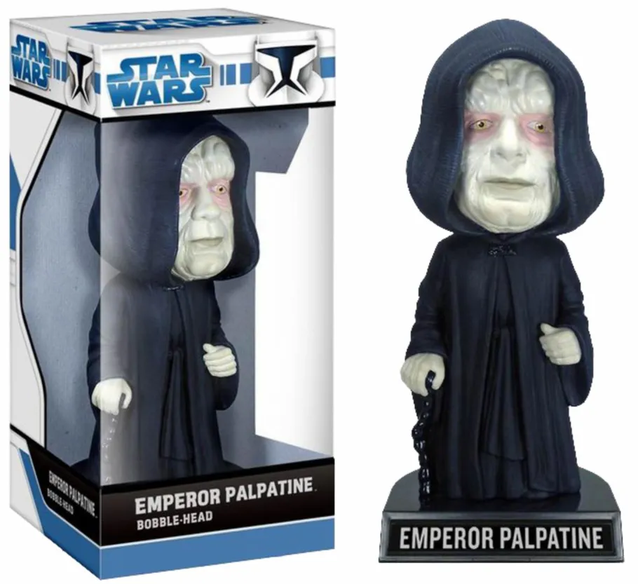 Bobble-Heads>Star Wars - Sith Lord Emperor Palpatine Wacky Wobbler Bobble Head