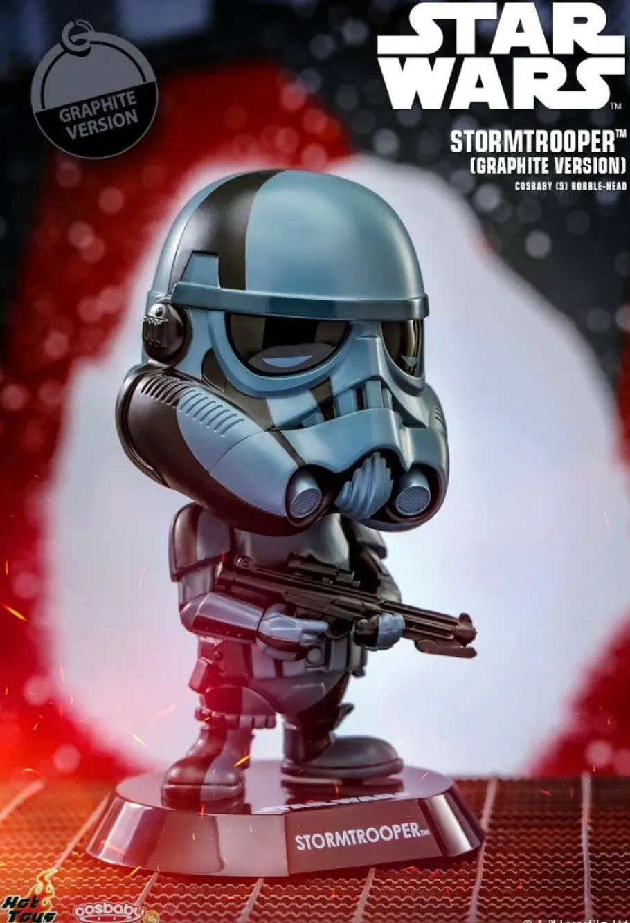 Cosbaby>Star Wars - Stormtrooper (Graphite Version) Cosbaby (S) Hot Toys Figure
