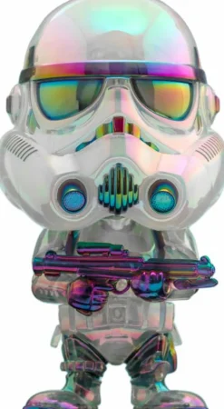 Cosbaby>Star Wars - Stormtrooper (Iridescent Version) Cosbaby (S) Hot Toys Bobble Head Figure