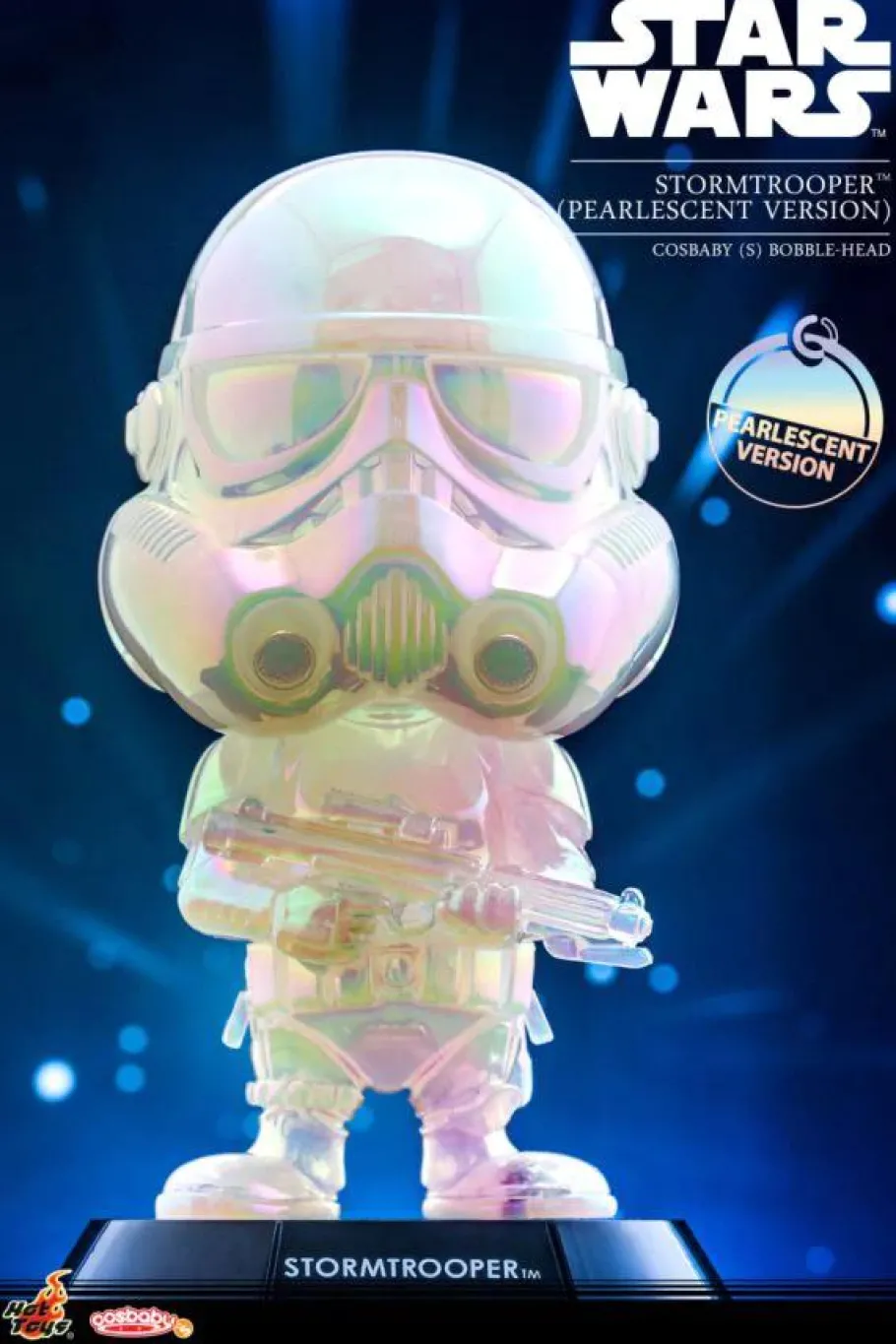 Cosbaby>Star Wars - Stormtrooper (Pearlescent Version) Cosbaby (S) Hot Toys Bobble Head Figure