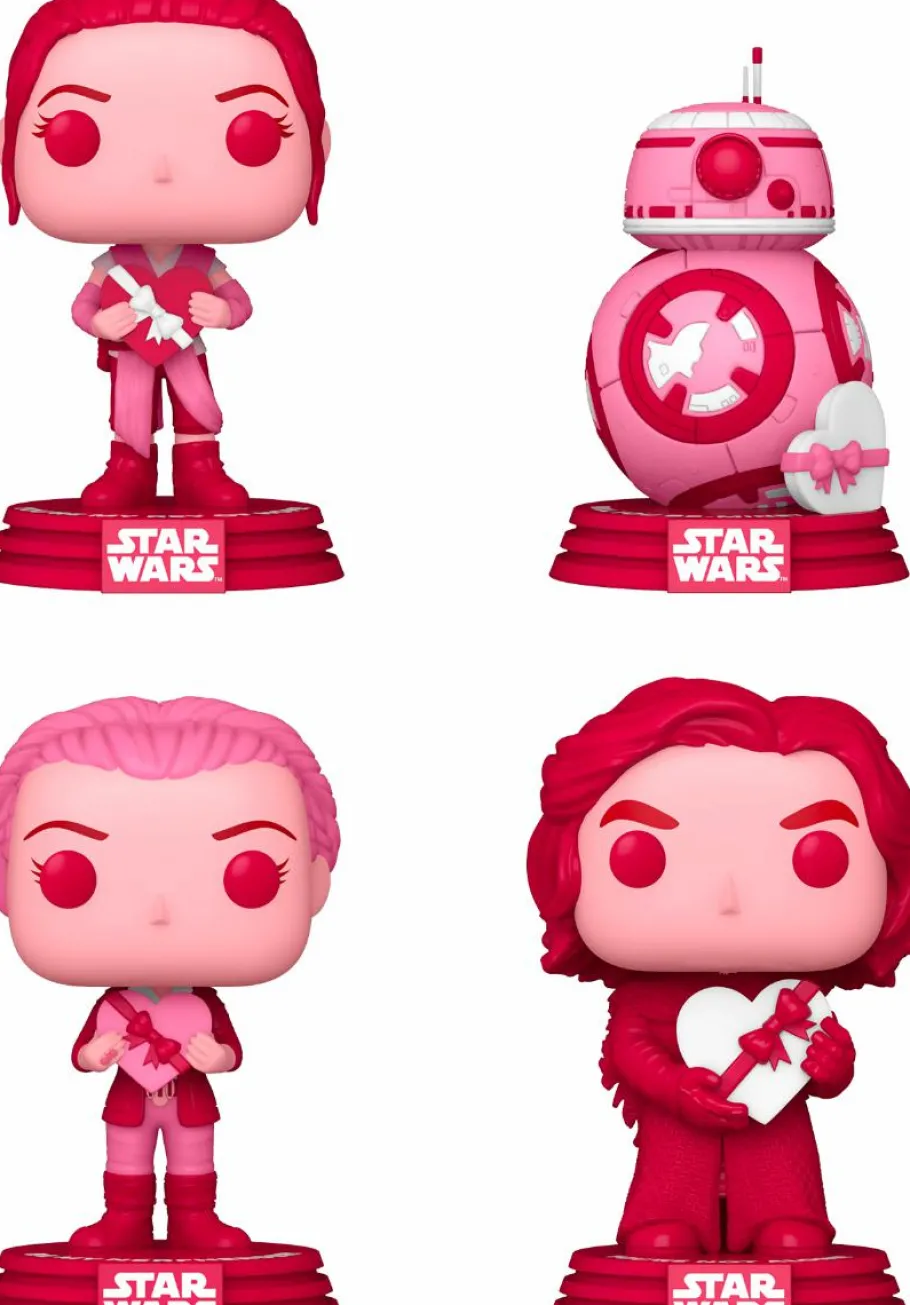 Pop! Bundles>Star Wars - Valentine’s Day 2023 Pop! Vinyl Figure Bundle (Set of 4)