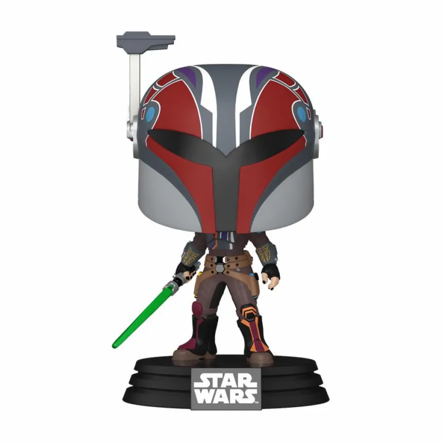 Standard Pop!>Star Wars : Ahsoka - Sabine Wren with Mandalorian Helmet Pop! Vinyl Figure