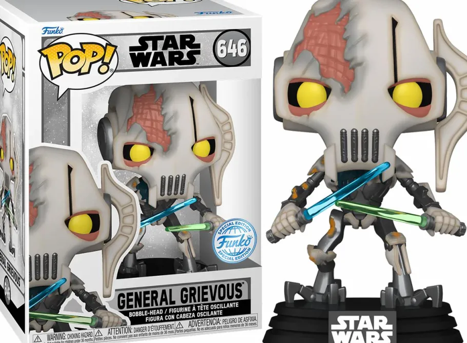 Standard Pop!>Star Wars : Battlefront II - General Grievous with Battle Damage Pop! Vinyl Figure