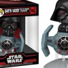 Pop! Rides & Town>Star Wars : Dark Side - Darth Vader with TIE Advanced x1 Starfighter Pop! Rides Vinyl Figure