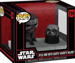 Pop! Deluxe>Star Wars : Dark Side - Kylo Ren with Darth Vader's Helmet Deluxe Pop! Vinyl Figure