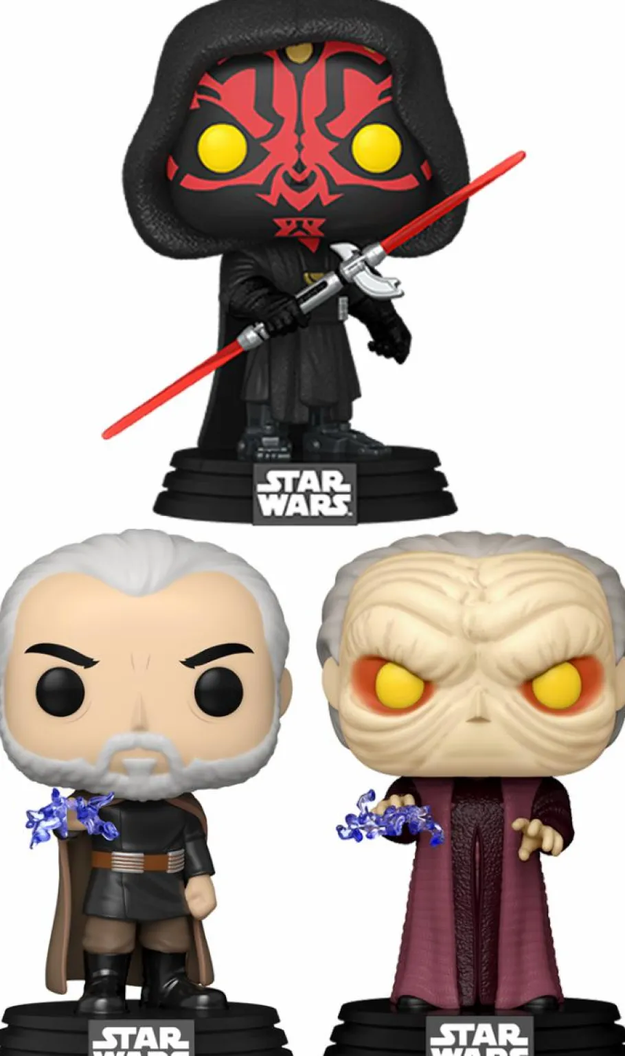 Pop! Bundles>Star Wars : Dark Side - Sith Lords Pop! Vinyl Bundle (Set of 3)