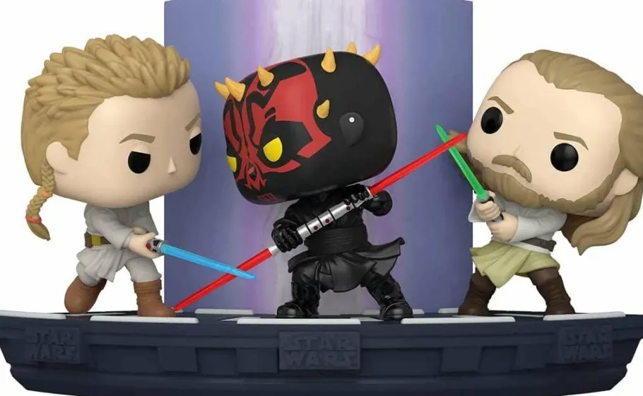 Pop! Deluxe>Star Wars Episode I: The Phantom Menace - Qui-Gon Jinn Duel Of The Fates Deluxe Pop! Vinyl Figure