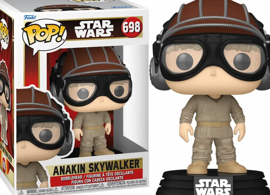 Standard Pop!>Star Wars Episode I: The Phantom Menace - Anakin Skywalker with Pod Racing Helmet 25th Anniversary Pop! Vinyl Figure