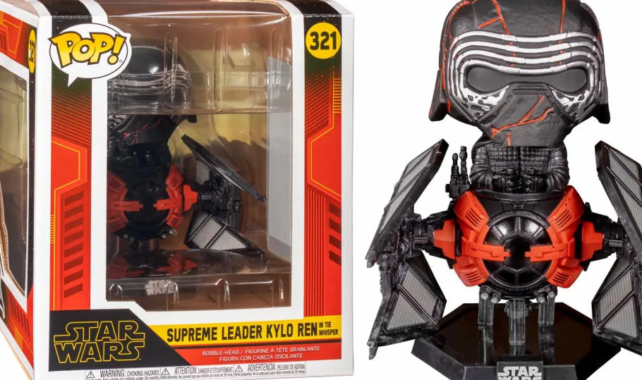 Pop! Deluxe>Star Wars Episode IX: The Rise Of Skywalker - Kylo Ren with Tie Whisper Deluxe Pop! Vinyl Figure