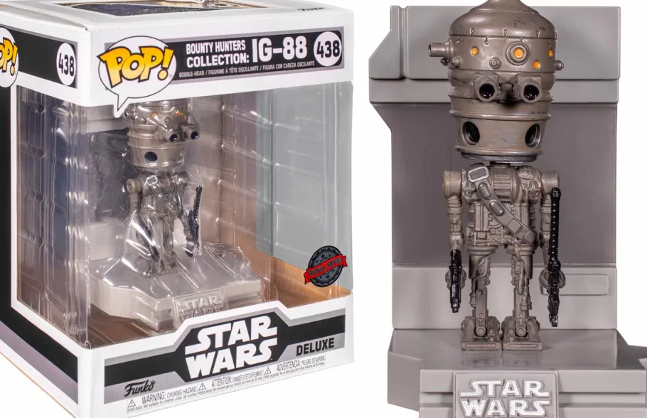 Pop! Deluxe>Star Wars Episode V: The Empire Strikes Back - IG-88 Bounty Hunters Deluxe Pop! Vinyl Figure