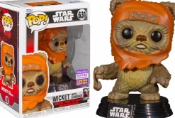Funko Convention Exclusives>Star Wars Episode VI: Return of the Jedi - Wicket with Slingshot 40th Anniversary Pop! Vinyl Figure (2023 Summer Convention Exclusive)