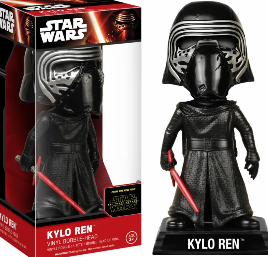 Bobble-Heads>Star Wars Episode VII: The Force Awakens - Unhooded Kylo Ren Wacky Wobbler Bobble Head