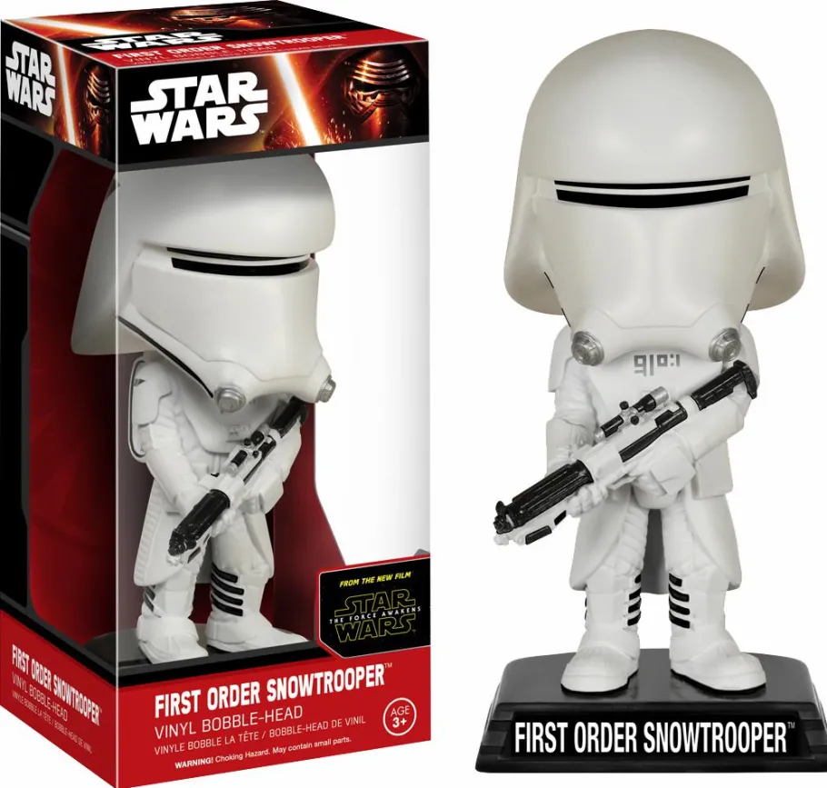 Bobble-Heads>Star Wars Episode VII: The Force Awakens - First Order Snowtrooper Wacky Wobbler Bobble Head