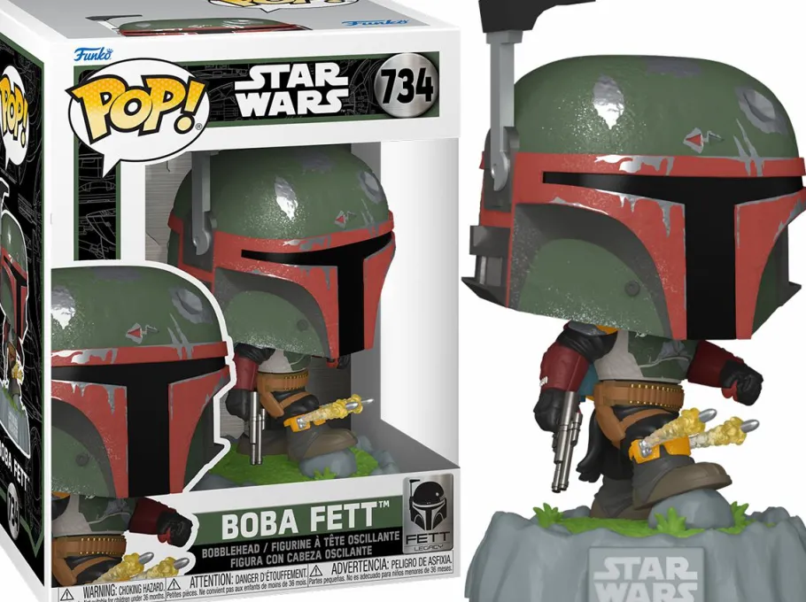 Standard Pop!>Star Wars : Fett Legacy - Boba Fett with Kneepad Rockets Pop! Vinyl Figure