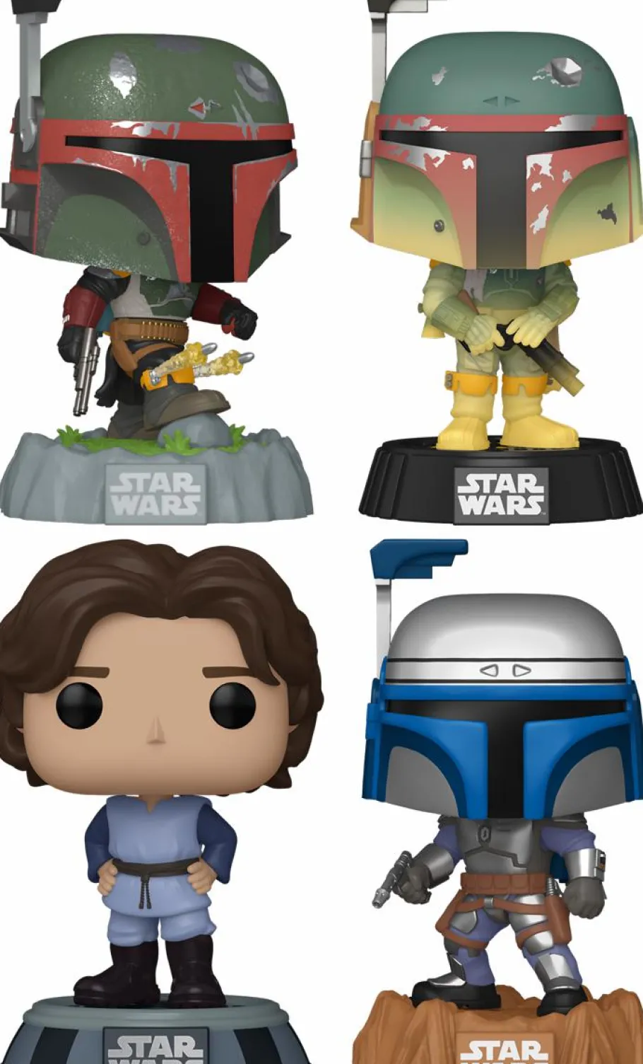Pop! Bundles>Star Wars : Fett Legacy - This Is The Way Pop! Vinyl Bundle (Set of 4)