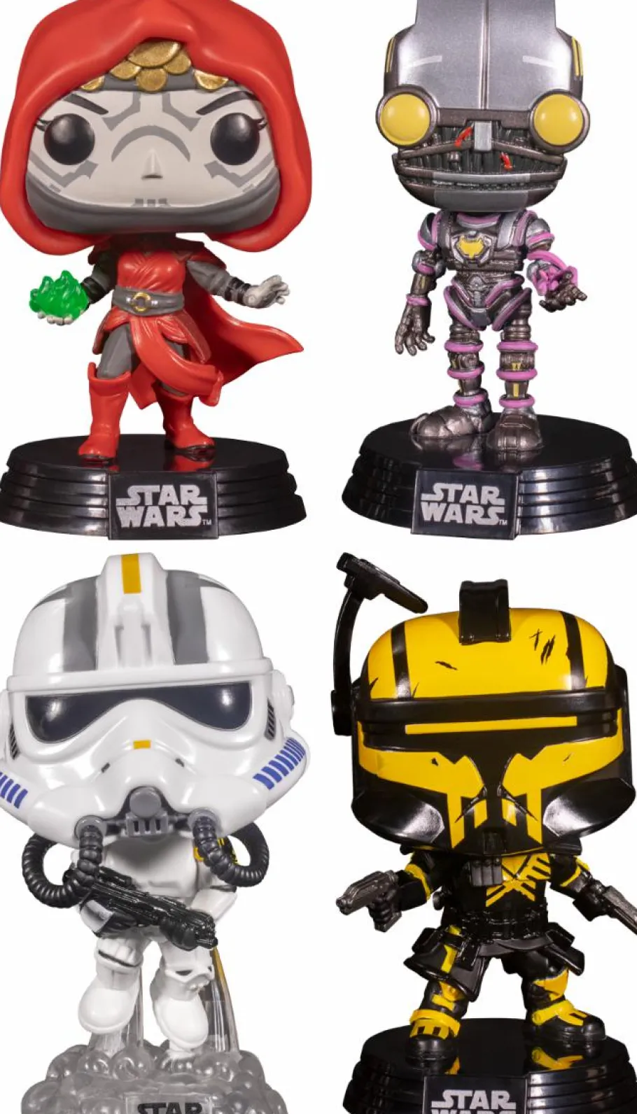 Standard Pop!>Star Wars : Gaming Greats - Imperial Rocket Trooper, Merrin, ARC Umbra Trooper & Proxy Glow in the Dark Pop! Vinyl Bundle (Set of 4)