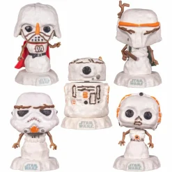 Pop! Bundles>Star Wars : Holiday - Snowman Pop! Vinyl Figure 5-Pack