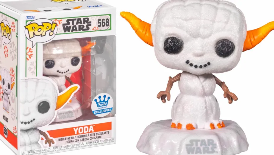 Standard Pop!>Star Wars : Holiday - Yoda Snowman Pop! Vinyl Figure (Funko / Popcultcha Exclusive)