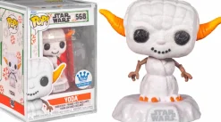 Standard Pop!>Star Wars : Holiday - Yoda Snowman Pop! Vinyl Figure in Acrylic Pop! Protector (Funko / Popcultcha Exclusive)