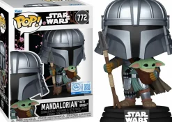 Standard Pop!>Star Wars : Impressions - Mandalorian with Grogu Pop! Vinyl Figure