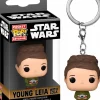 Pop! Keychains>Star Wars : Obi-Wan Kenobi - Young Leia Organa with LO-LA59 (Lola) Pocket Pop! Vinyl Keychain